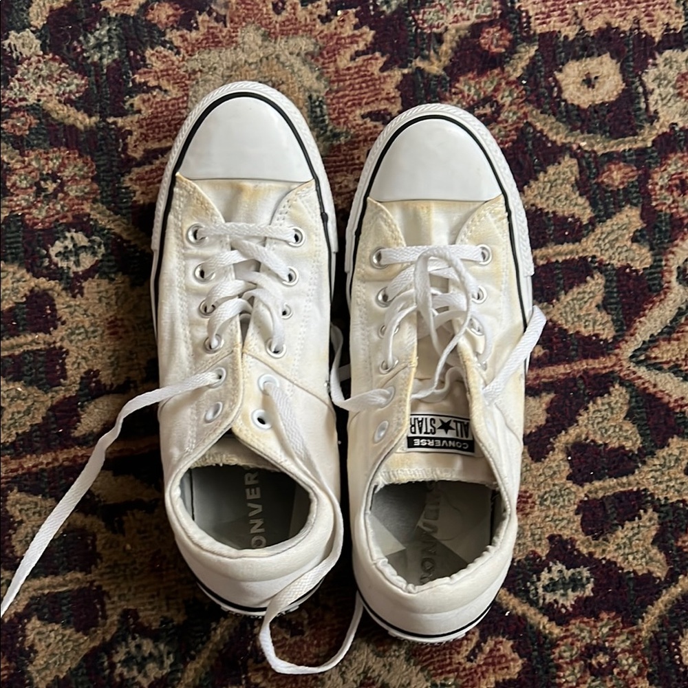 Converse All Star Cream Canvas Low top Sneakers